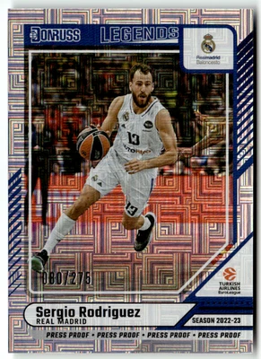 Panini Donruss Euroleague 2024-25 No. 173 Sergio Rodríguez Legends Mojo 80/275 - Imagen 1 de 2