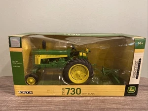Ertl John Deere 1958 730 Tractor w/ Blade 1/16 #45297 Prestige Collection - Picture 1 of 13