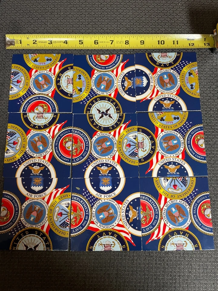 Rompecabezas Scramble Squares Servicios Armados de Estados Unidos Foto 1 de 1