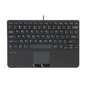 PERIBOARD-525 US, Wired Mini USB Keyboard with Touchpad - X Type Scissor Keys... - Picture 1 of 7