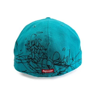 VINTAGE 2007 SUPREME NEW ERA PHASE 2 FITTED HAT TEAL BLUE - Image 1 of 4