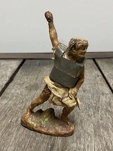 ELASTOLIN OMH Medeival Warriors Sword & Gaul Cape Lineol Elastolin RARE - Picture 1 of 5