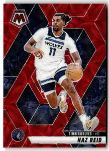 2024-25 Panini NBA Mosaic No. 60 Naz Reid Red Scope Prizm 46/75 - Bild 1 von 2