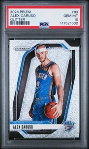 2024-25 Panini Prizm Alex Caruso Prizm Brillo PSA 10 GEMA COMO NUEVO - SSP - POP. 1 - Imagen 1 de 3