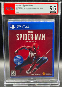 Marvel Spider Man Sony PlayStation 4 PS4 Japan Ver Sealed New PSA 9.6 A+ Graded
