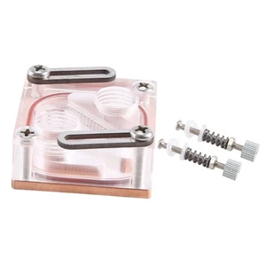 Diagonal Hole CPU Water Cooling Cooler Acrylic Transparent South Bridge2281 - Afbeelding 1 van 6