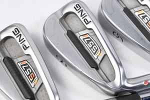Left Hand Ping S57 Irons / 4-9i / Orange Dot / Regular Flex Ping AWT Steel Shaft - Picture 1 of 7