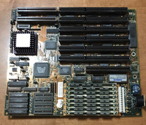 Intel 486 Overdrive DX40DPR100 100MHz CPU Socket 3 DOS Retro Gaming Motherboard