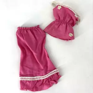 Barbie Best Buy Fashion 1974 #7747 gonna rosa e fiori top bordo in pizzo - Foto 1 di 8