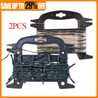 2x String Light Organiser Reel Holder Tangle Free Xmas String Light Tidy Storage - Image 1 of 4