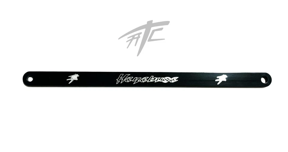 BARRA DE FRENO HAYABUSA GRABADA NEGRA CORTE CONTRASTE 18" 1999-2007 SUZUKI HAYABUSA Foto 1 de 3