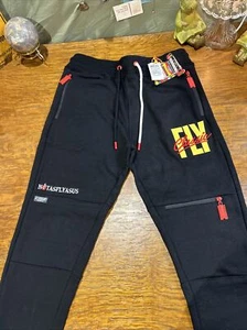 Men's Born Fly Black Fly Classic Fleece Sweatpants - M NWT - Picture 1 of 10