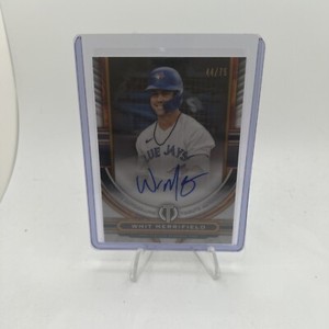 2023 Topps Tribute Autographs Gold #TAWM Whit Merrifield 37/75 AUTO BLUE JAYS