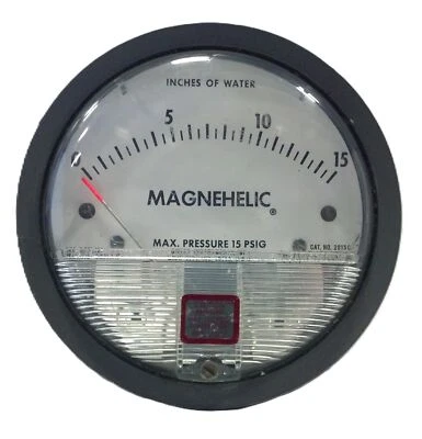 Dwyer 2015C 15 PSI 1/8" NPT  Magnehelic Differential Pressure Gauge - Image 1 of 4
