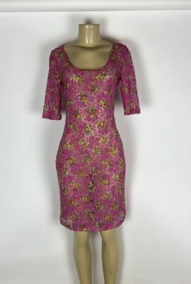 Dolce & Gabbana Fitted Unlined Lace mini dress see through approx size small - Image 1 of 4