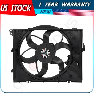 Engine Radiator Cooling Fan Assembly For 2009 2010 2011-2013 BMW 328i xDrive - Image 1 of 4