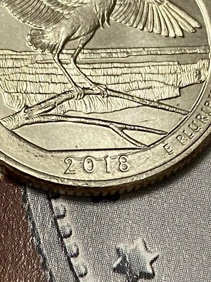 ERROR WASHINGTON QUARTER CUMBERLAND ISLAND 2018 PHILADELPHIA M - Image 1 of 4