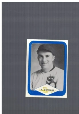 Al Simmons Chicago White Sox 1975 Great Plains Greats Wichita Airport Card BX3 - Image 1 of 2