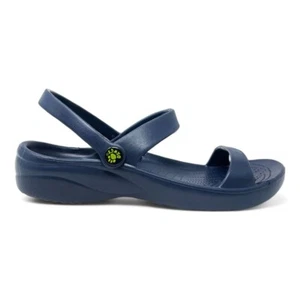 NEW - DAWGS Women’s 3 Strap Sandals - Size 10 - Navy Blue - Picture 1 of 2