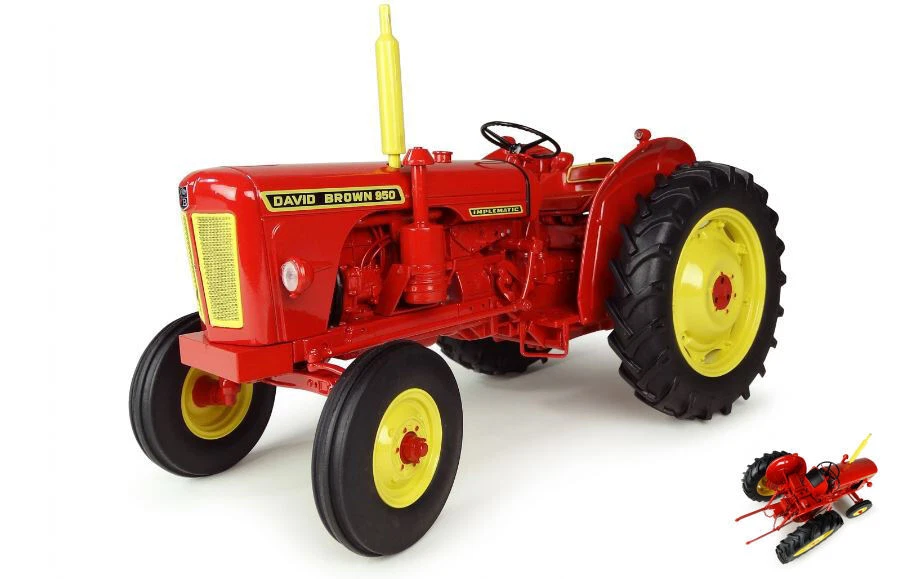 Modellino trattore diecast Universal Hobbies DAVID 950 IMPLEMATIC scala 1:16 - Immagine 1 di 1