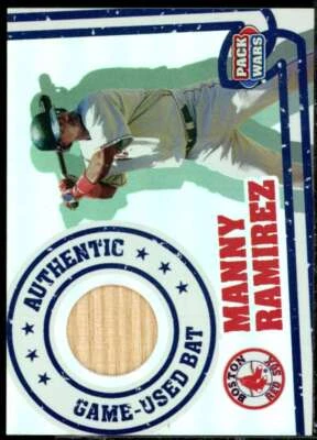 Manny Ramirez Bat Card 2005 Topps Pack Wars Relics #MRB  - Image 1 of 2