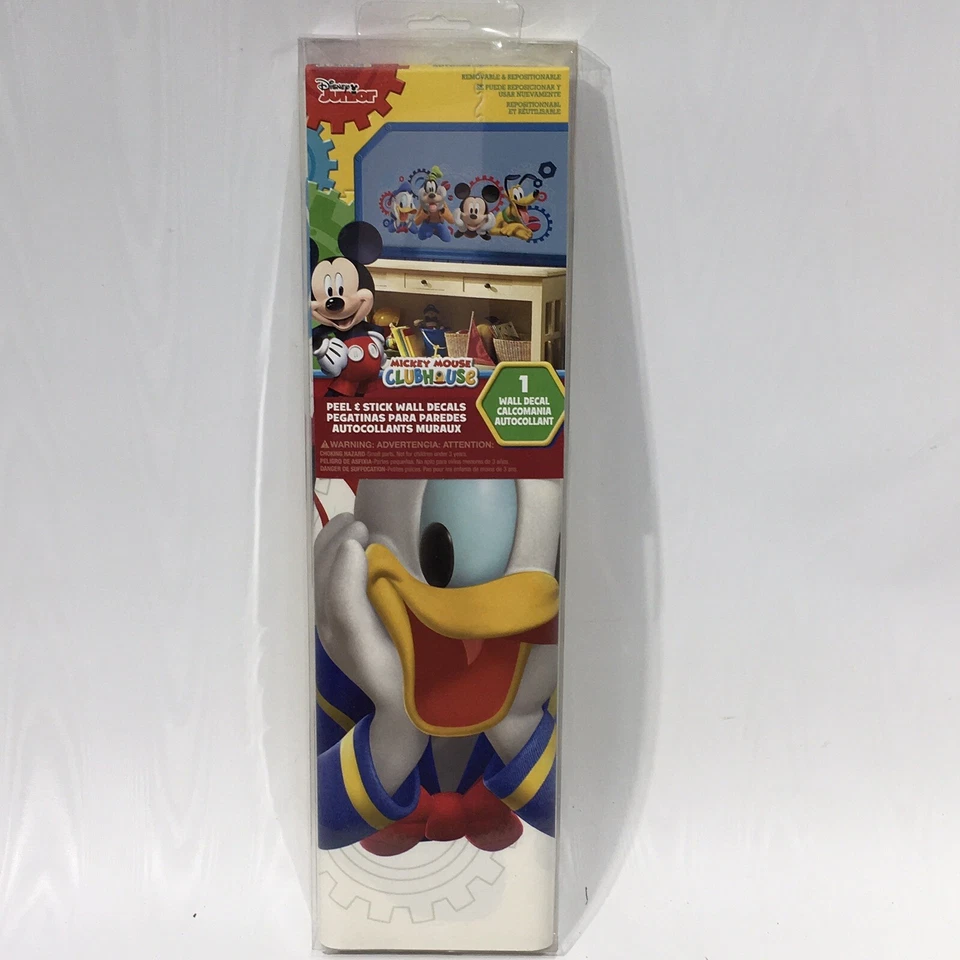 DISNEY MICKEY MOUSE & FRIENDS CLUBHOUSE ALCAPARRAS pegatina de pared MURAL calcomanía Plutón + Foto 1 de 4