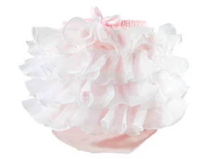 New Adult Sissy Satin Frilly Diaper Cover pants. Color Pink # FSP07A-5 XL*1 - Picture 1 of 24