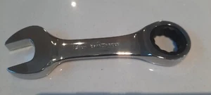 GearWrench USA 19mm Ratcheting Combination Stubby Wrench Spanner - Picture 1 of 9