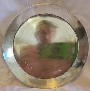 Antique Sterling Solid Silver Egyptian Drinks Tray 900 Quality 6.25" dia., 233g - Picture 1 of 10