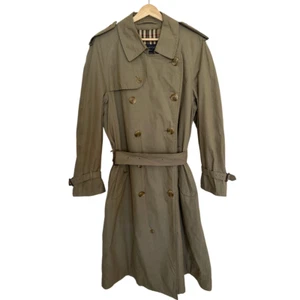 Gabardina vintage Burberry Burberrys Prorsum para hombre verde caqui con cinturón - 50 regular - Imagen 1 de 11