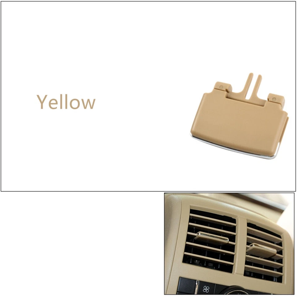 Ремонтный комплект зажимов вкладок выпускных отверстий задних кондиционеров желтый для Mercedes Benz W164 - Изображение 1 из 1