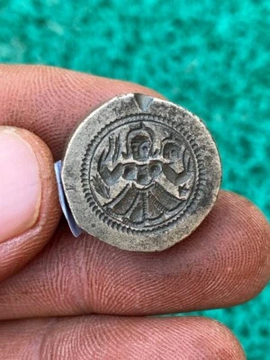 Ancient Old Indian Bronze Hand Carved Rare Hindu God Figured Jewelry Mold Die - Image 1 of 4