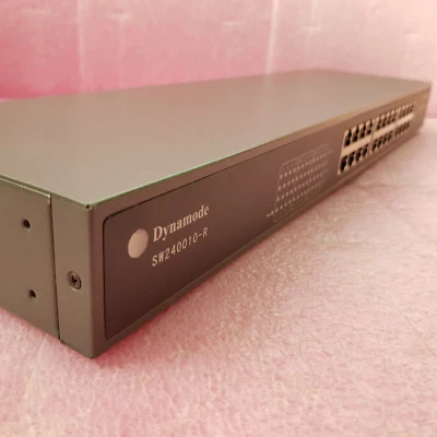 Dynamode SW240010-R 10/100Mbps Ethernet Switch In 100~240VAC 50/60Hz .5A 24 Port - Image 1 of 4