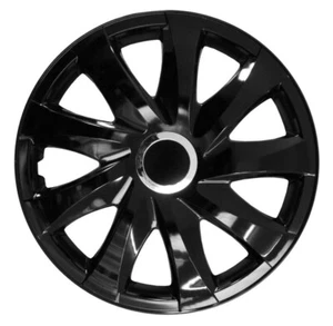4x15" Tapacubos Tapacubos para Seat Ibiza 15" Negro - Imagen 1 de 3