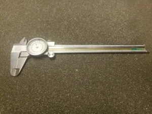 Vintage Helios (Germany) 6-1/2" / 160mm Dial Caliper Metric & Inch fowler - Picture 1 of 4
