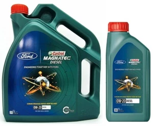 Castrol Magnatec Diesel 0W20 Synthetic Engine Oil, Ford Diesel WSS-M2C952-A1 - Picture 1 of 14