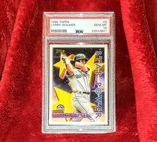 LARRY WALKER 1996 TOPPS #5 ROCKIES HOF STAR POWER HOF PSA 10 🔥 GEM MT