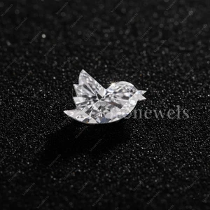 Sparrow Lab Grown Diamond Fancy Cut IGI Certified VVS-VS Clarity DEF CVD HPHT - Picture 1 of 17