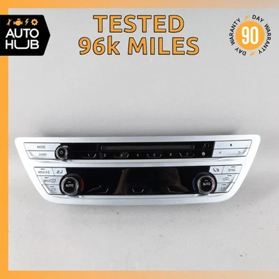 16-19 BMW G12 740Li 740i Front A/C Climate Control Radio Panel Switch OEM 96k - Image 1 of 4