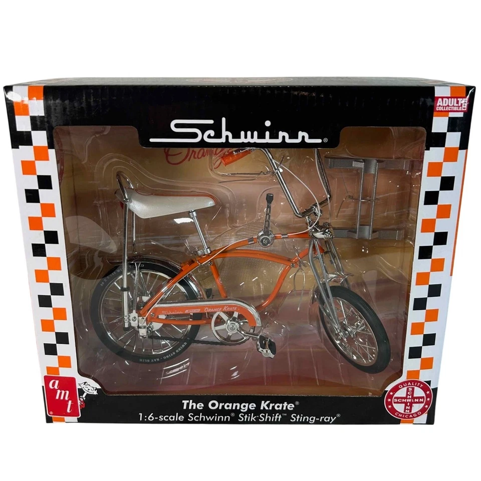 The Orange Krate 1:6 Scale Schwinn Stik Shift Sting-Ray AMTD001 Bike Model New - Image 1 of 4