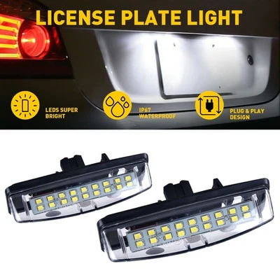 Luces de matrícula 2002-2011 para Toyota Camry 2004-09 Lexus RX350 RX330 RX400h Foto 1 de 4