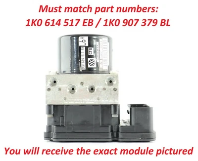 13 - 14 Volkswagen Passat ABS bomba controlador de freio antibloqueio 1K0 614 517 EB - Imagem 1 de 4