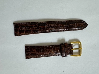 NOS Seiko Reloj Marrón Correa Cuero 20mm Foto 1 de 2