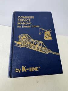 Komplettes Servicehandbuch für Lionel Trains von K-LINE 1984 Vintage Train Hardcover - Bild 1 von 6
