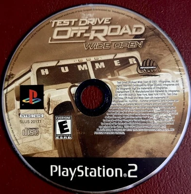 Test Drive Off-Road: Wide Open (Sony PlayStation 2, 2001) Disc Only Tested - Image 1 of 2
