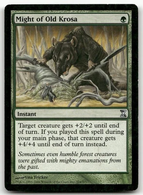 Might of Old Krosa #204 (MP) Time Spiral TSP Magic MTG - Image 1 of 2