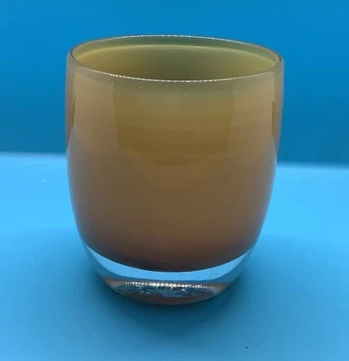 Glassybaby molho quente aposentado com adesivo pré-Triskelion HTF - Imagem 1 de 4