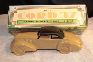 AVON DECANTER CORD '37 TAI WINDS AFTER SHAVE 7 OUNCE FILLED WITH BOX - Picture 1 of 2