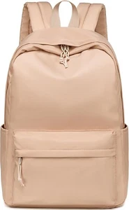 Rucksack für Schule, Laptop, Büchertaschen, Reise, Freizeit, Khaki - Bild 1 von 7