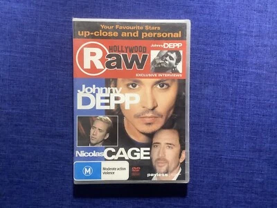 Hollywood Raw: Johnny Depp, Nicholas Cage Exclusive Interviews DVD New Sealed - Image 1 of 2